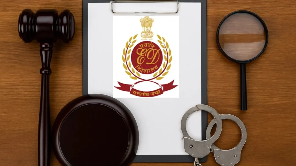 Enforcement Directorate (ED) emblem used for informational and public awareness purpose only