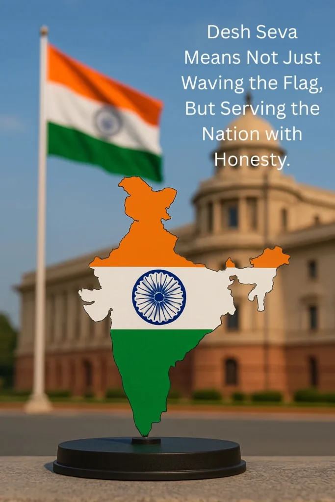 Desh Seva Means Not Just Waving the Flag, But Serving the Nation with Honesty